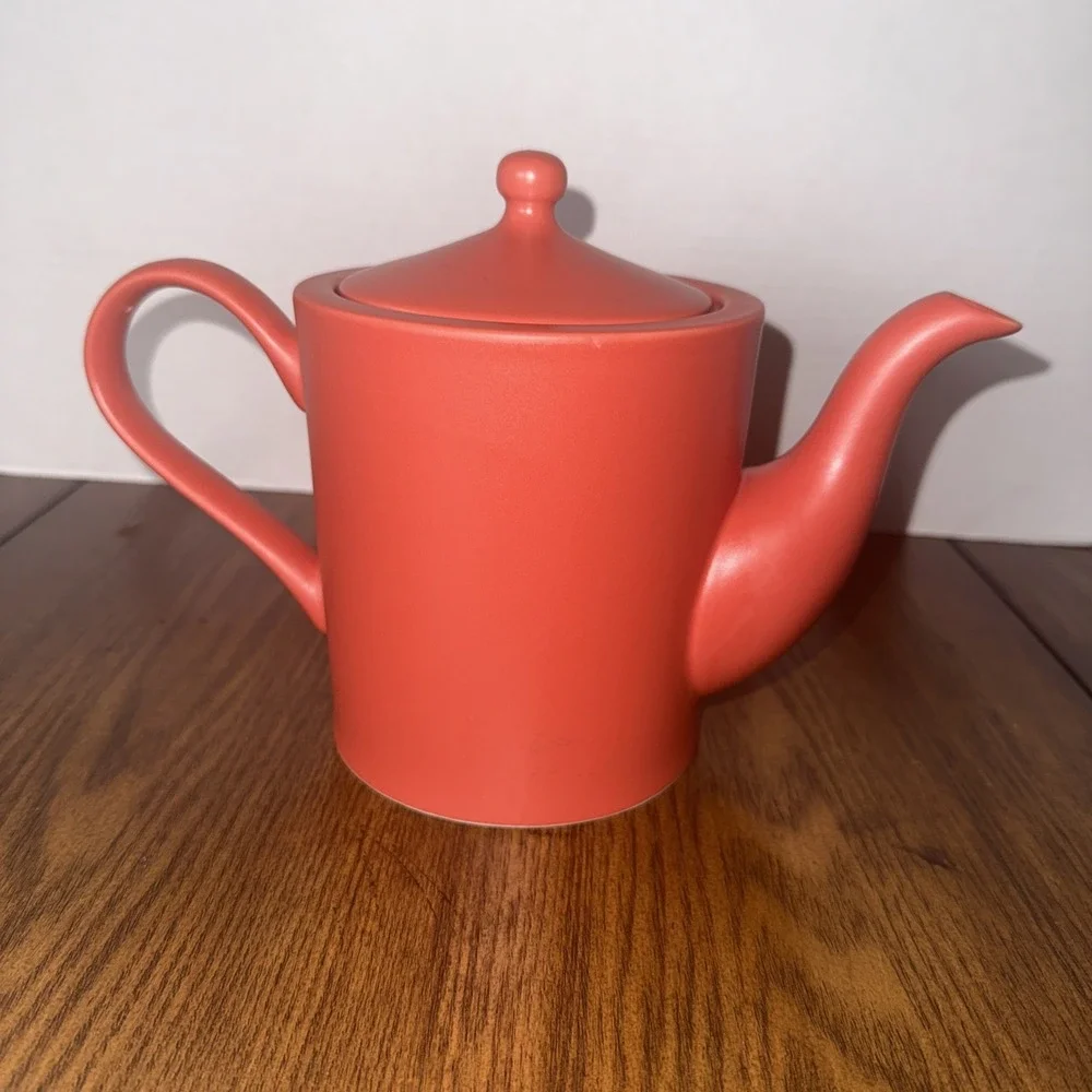 The Tea & Spice Exchange Teapot Infuser Cactus Flower Matte Finish New No Box